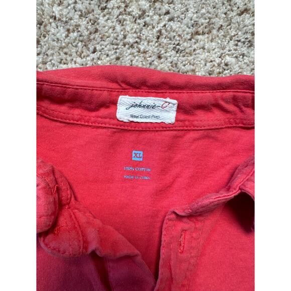 Johnnie-O collared short sleeve Golf/Polo/Shirt size XL, Red - Picture 3 of 9